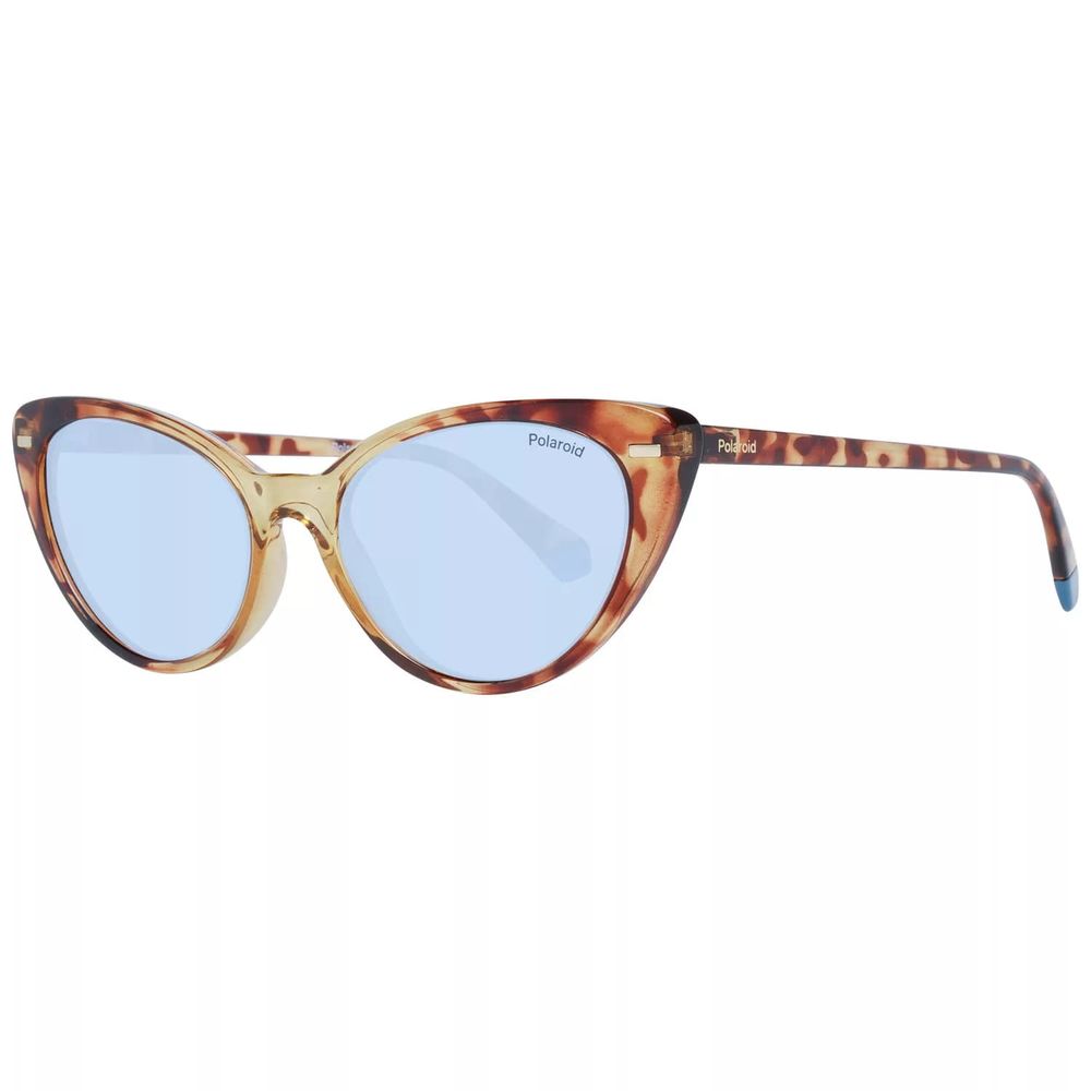 Polaroid Brown Plastic Women's Sunglasses