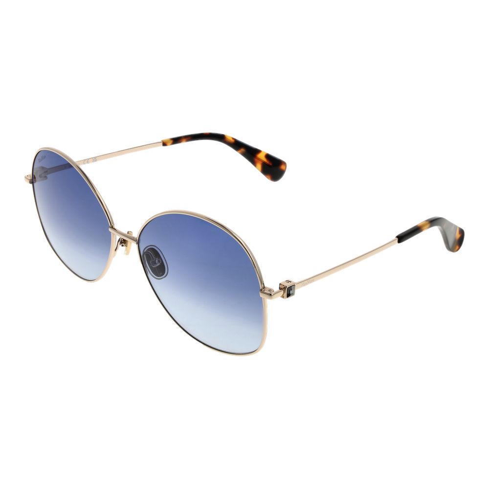 Max Mara Gold Metal Women's Sunglasses