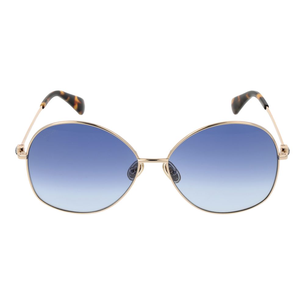 Max Mara Gold Metal Women's Sunglasses