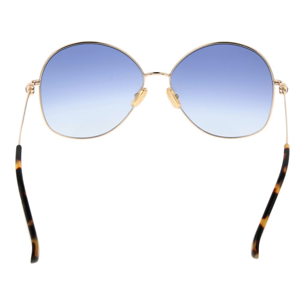 Max Mara Gold Metal Women's Sunglasses