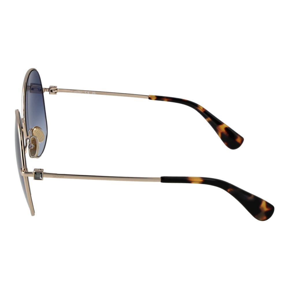 Max Mara Gold Metal Women's Sunglasses