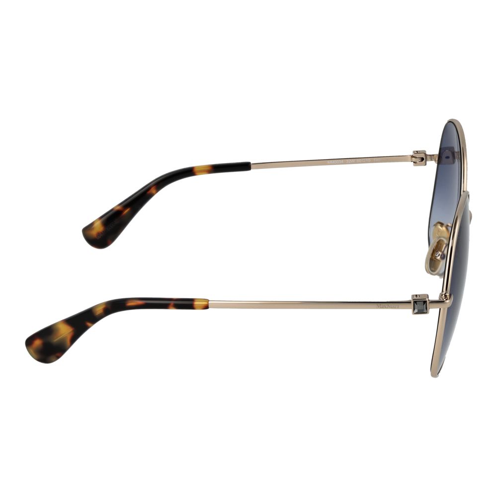 Max Mara Gold Metal Women's Sunglasses