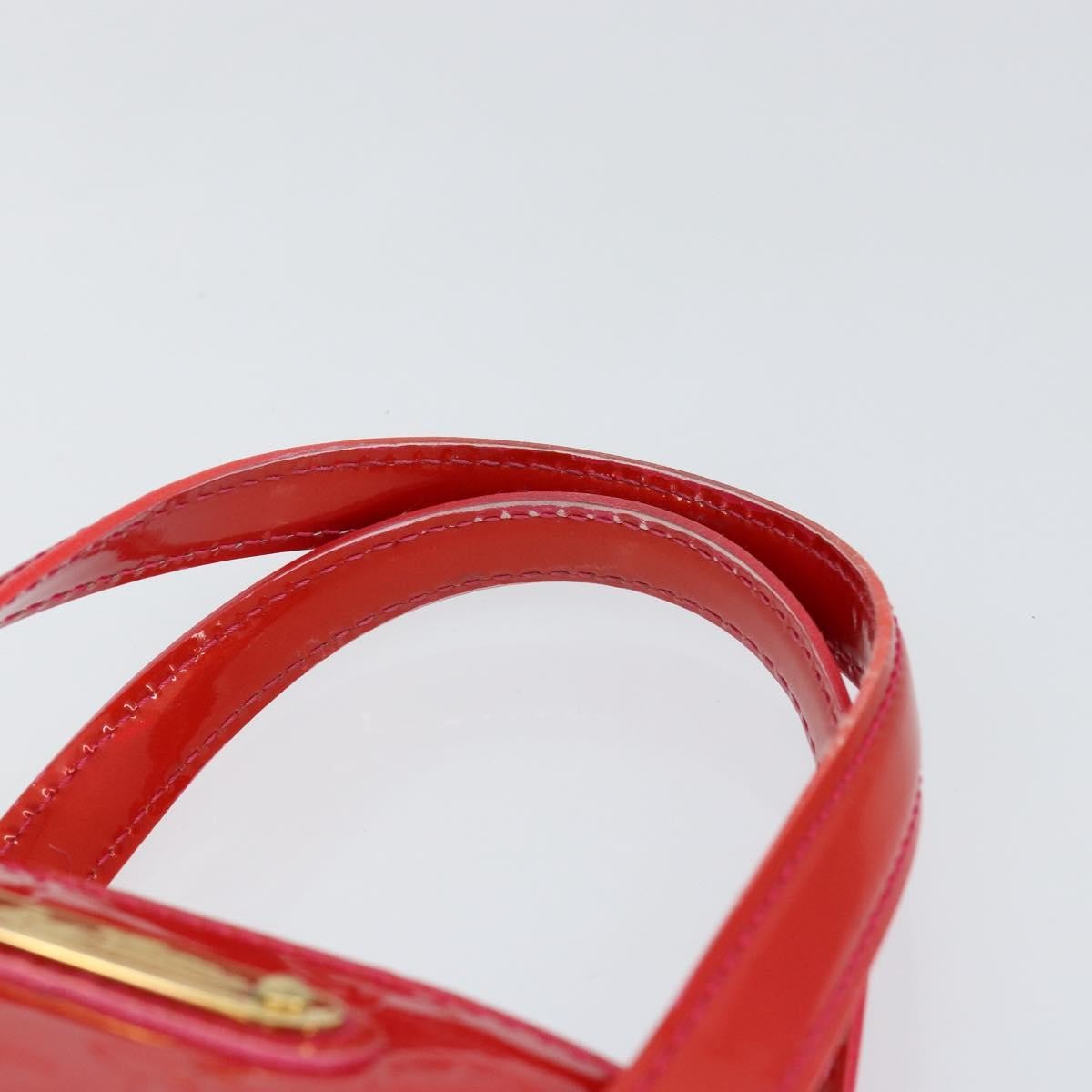 Louis Vuitton Wilshire Monogram Vernis Pink Patent_Leather Handbag (Pre-Owned)