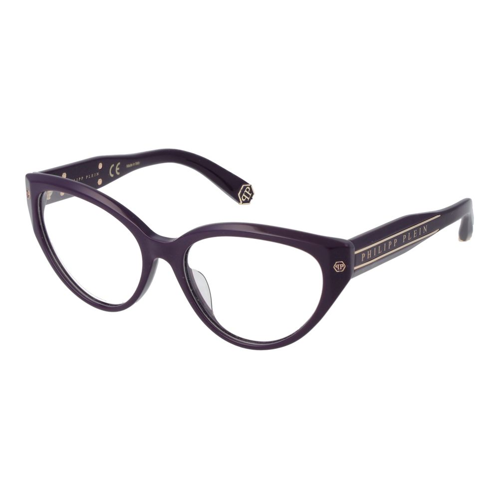 Philipp Plein Purple Cellulose Acetate Glasses Women's (Frames)