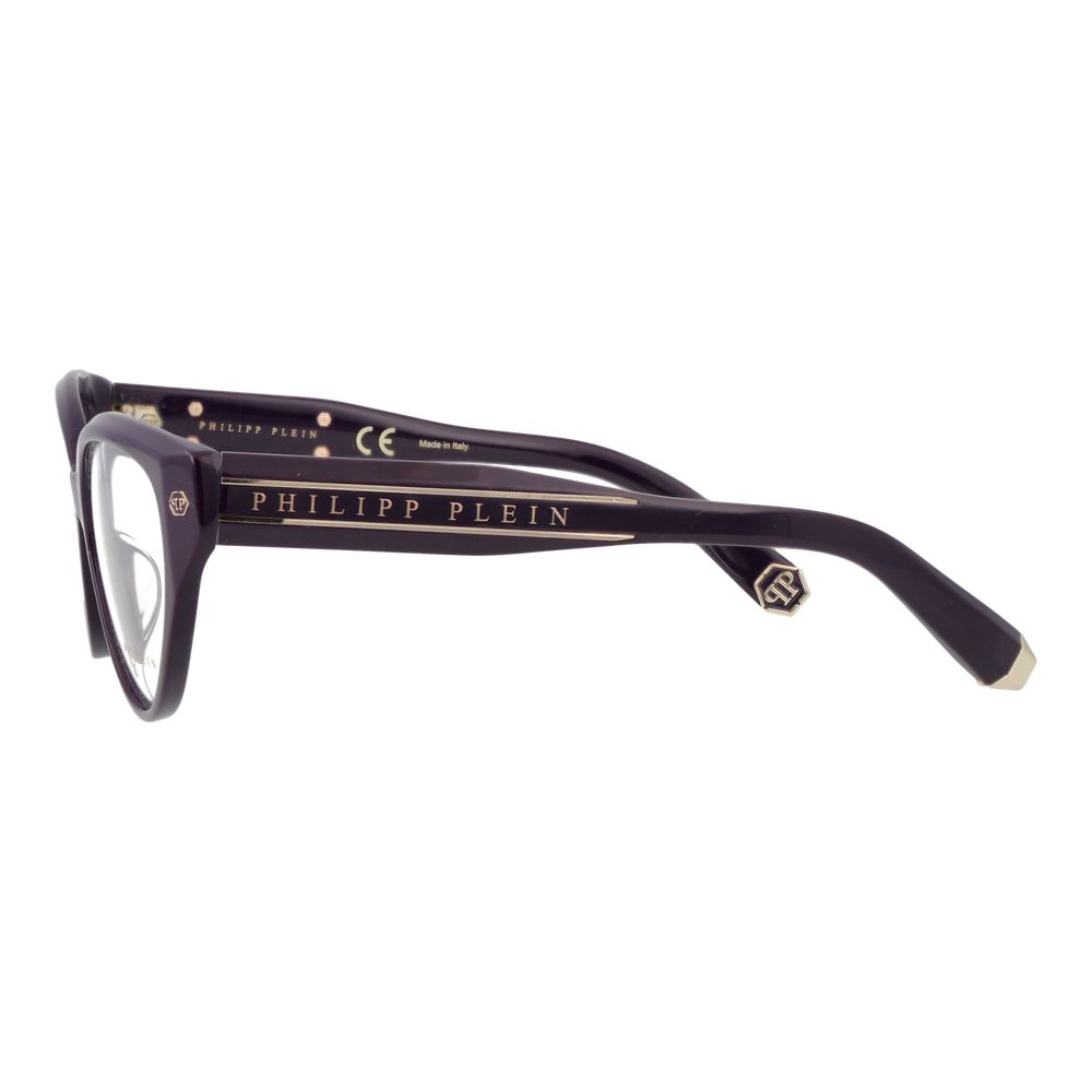 Philipp Plein Purple Cellulose Acetate Glasses Women's (Frames)