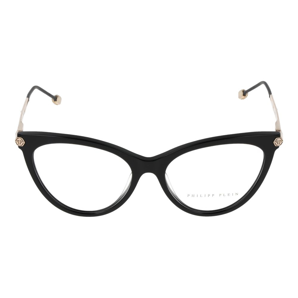 Philipp Plein Black Cellulose Acetate Glasses Women's (Frames)
