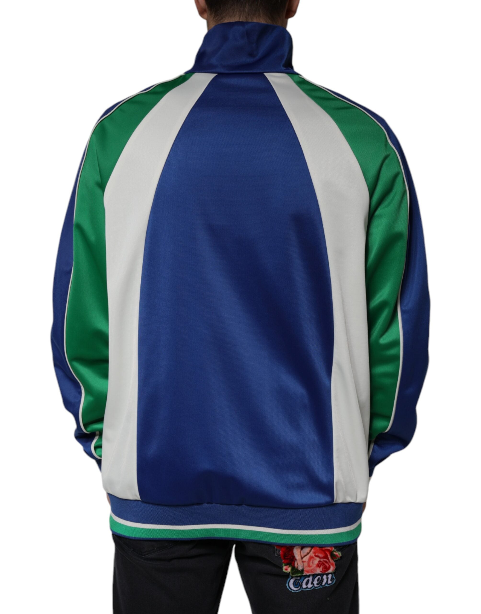 Dolce & Gabbana Multicolor Polyester Full Zip Bomber Men's Jacket (Pre-Owned)