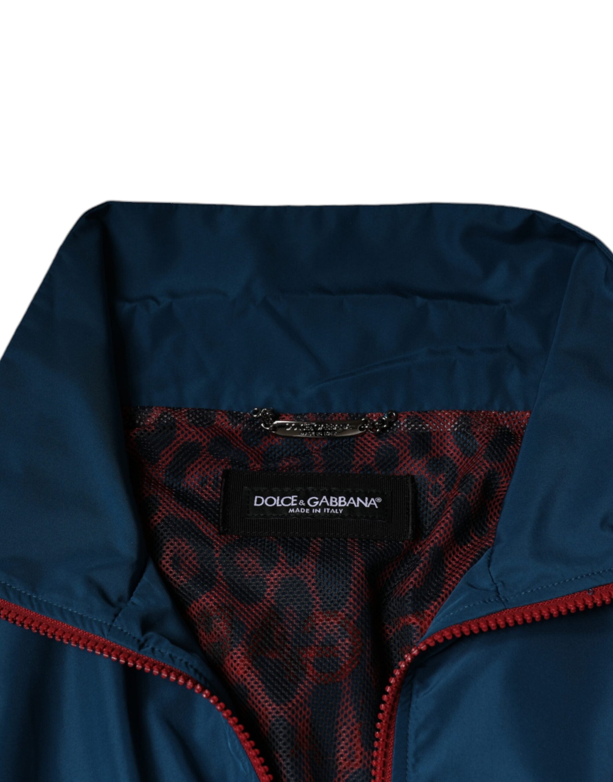 Dolce & Gabbana Multicolor Polyester Full Zip Men's Jacket