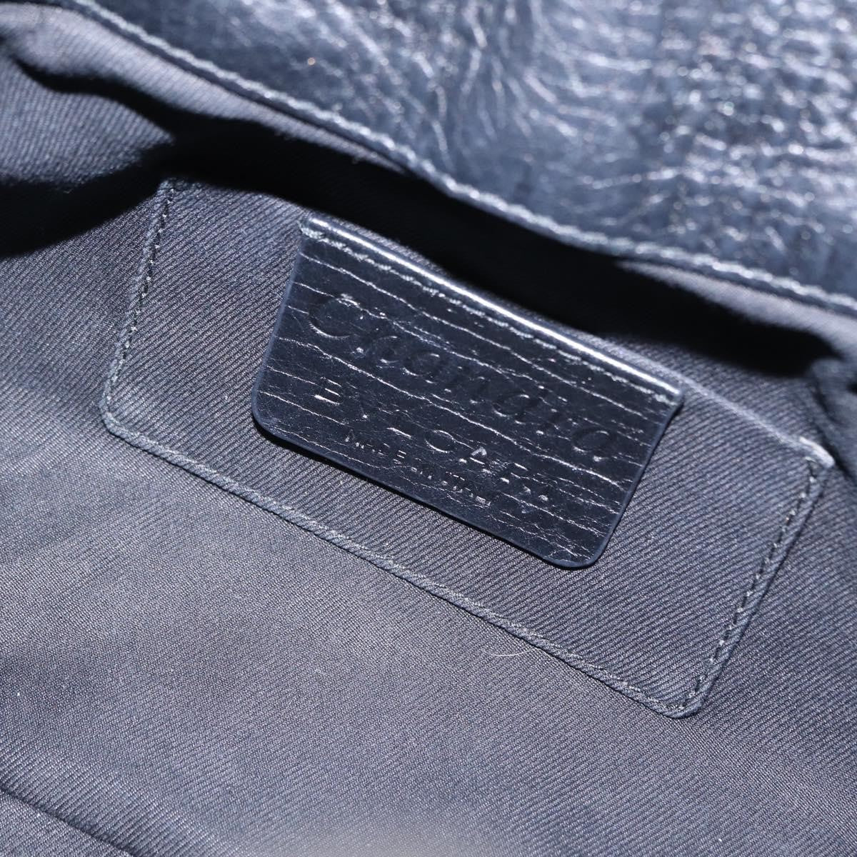 Bvlgari Chandra Hobo Leather Black Leather Shoulder Bag Bag (Pre-Owned)
