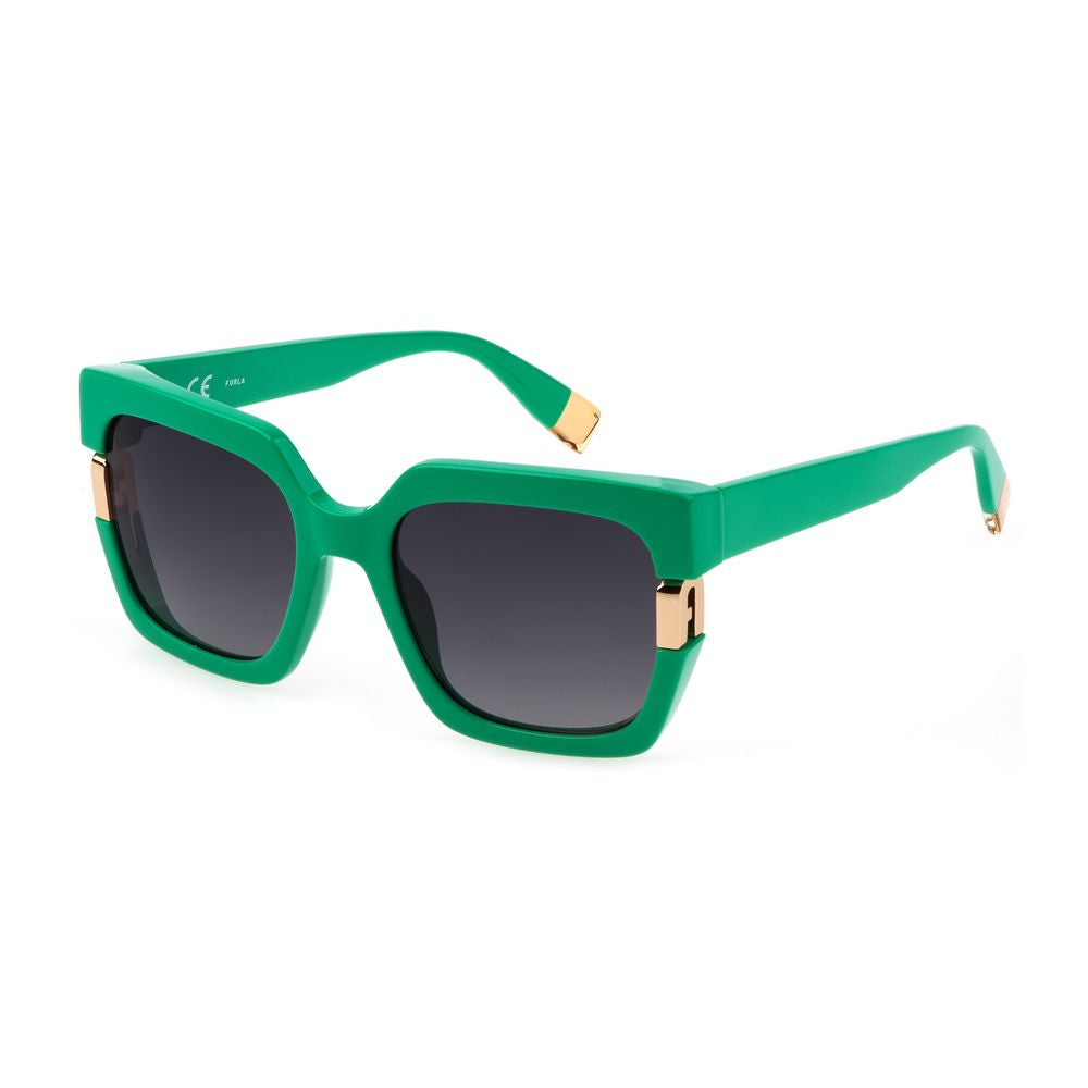 Furla Green Acetate Women's Sunglasses