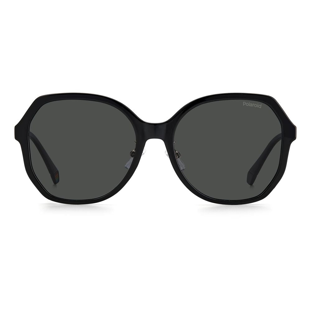 Polaroid Black Plastic Women's Sunglasses