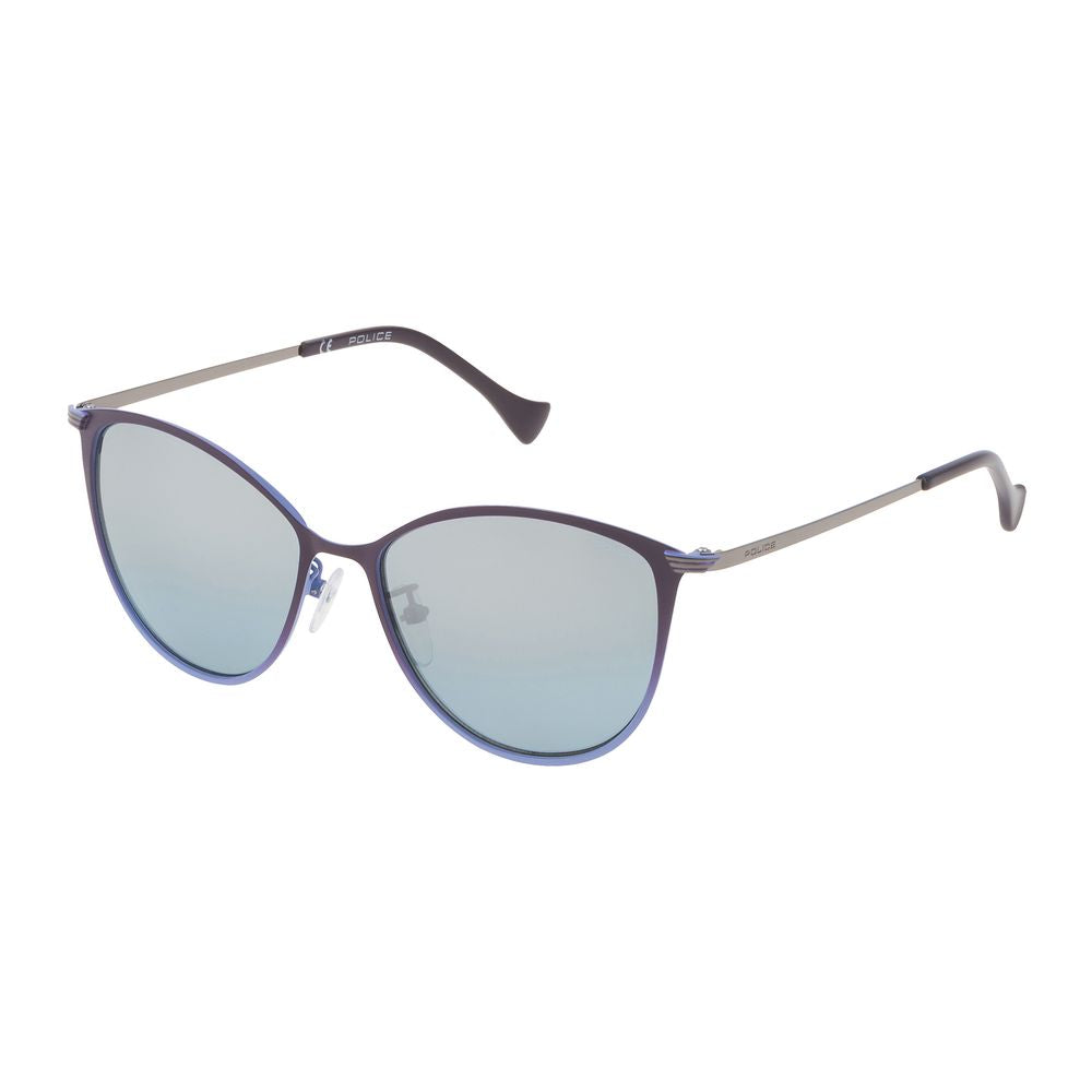 Police Blue Metal Women's Sunglasses