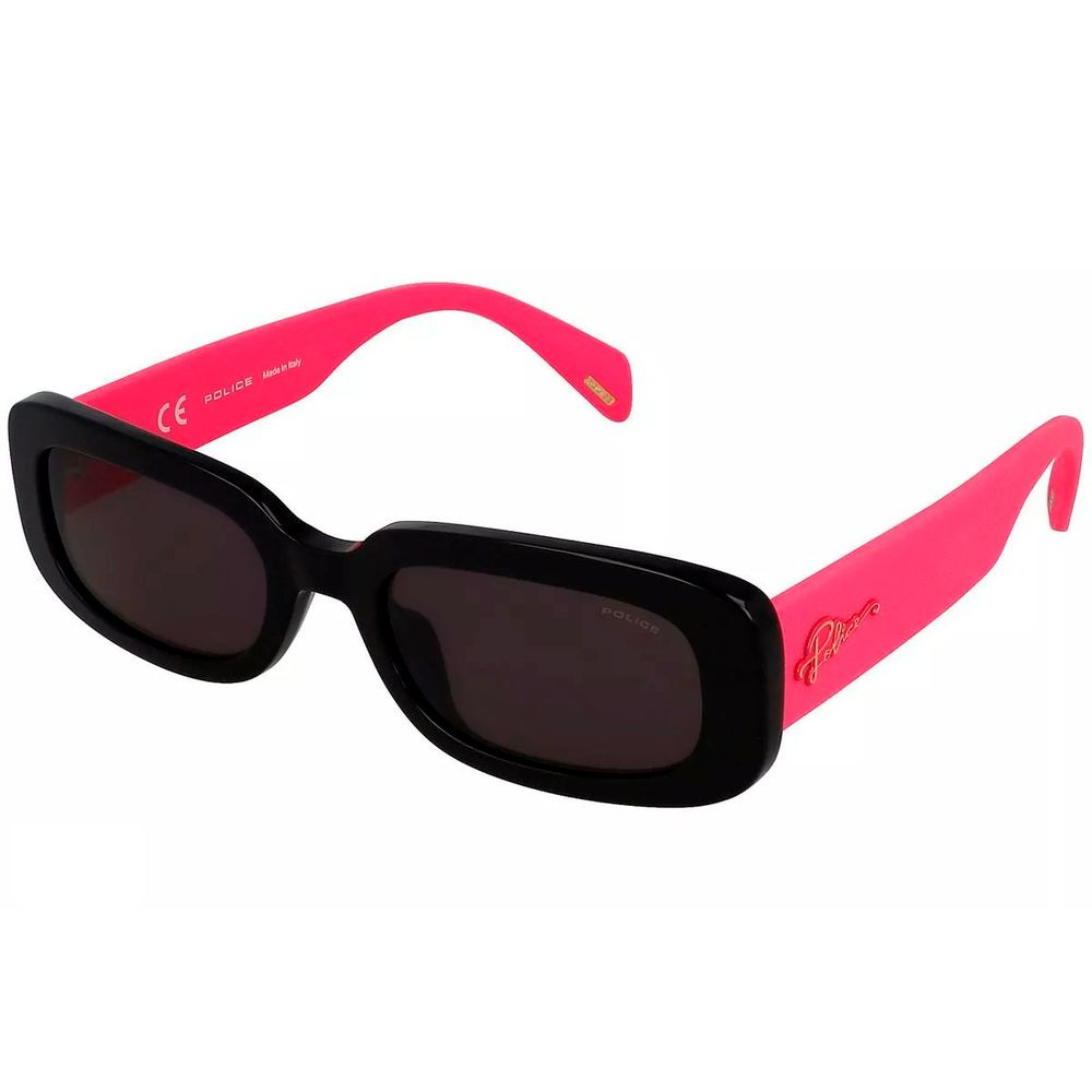 Police Black Acetate Women's Sunglasses
