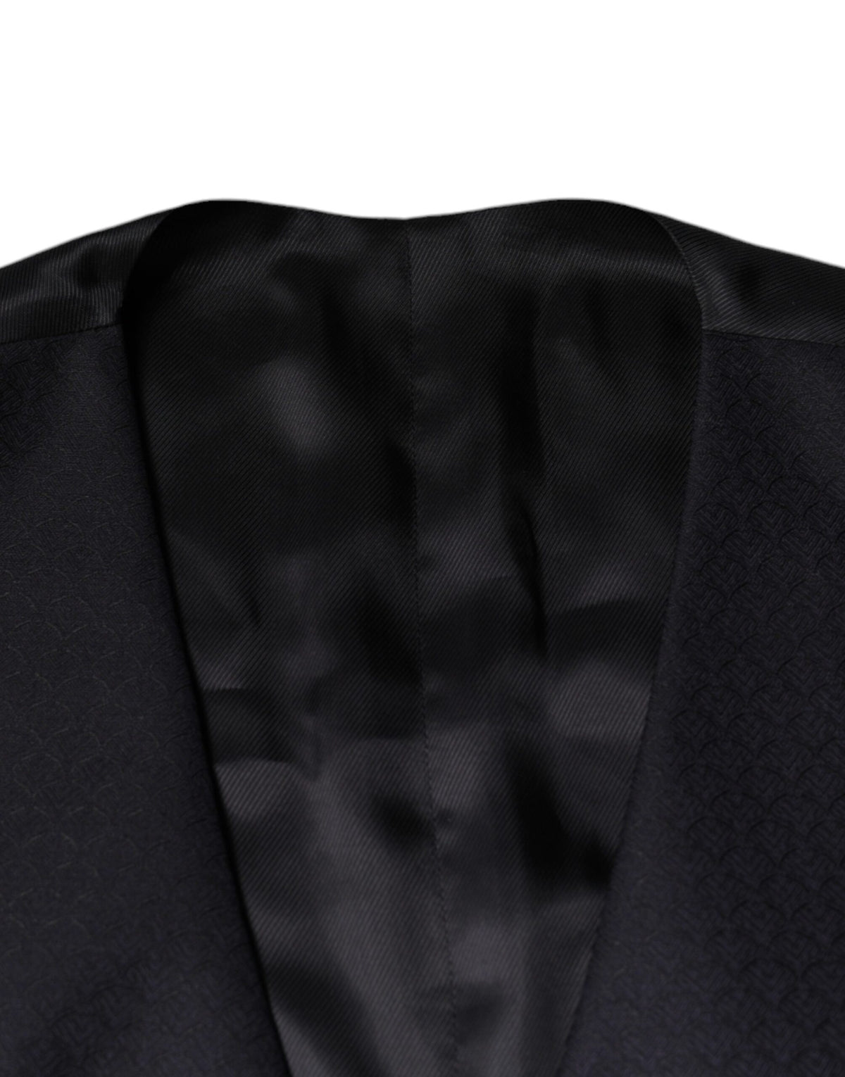 Dolce & Gabbana Black Wool Waistcoat Dress Formal Men's Vest