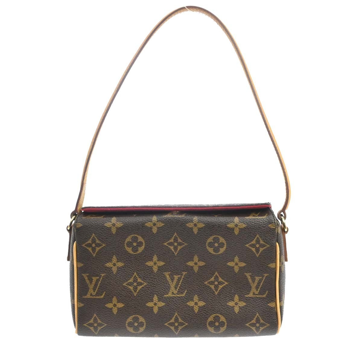 Louis Vuitton Recital Monogram Canvas Brown Canvas Shoulder Bag Bag (Pre-Owned)
