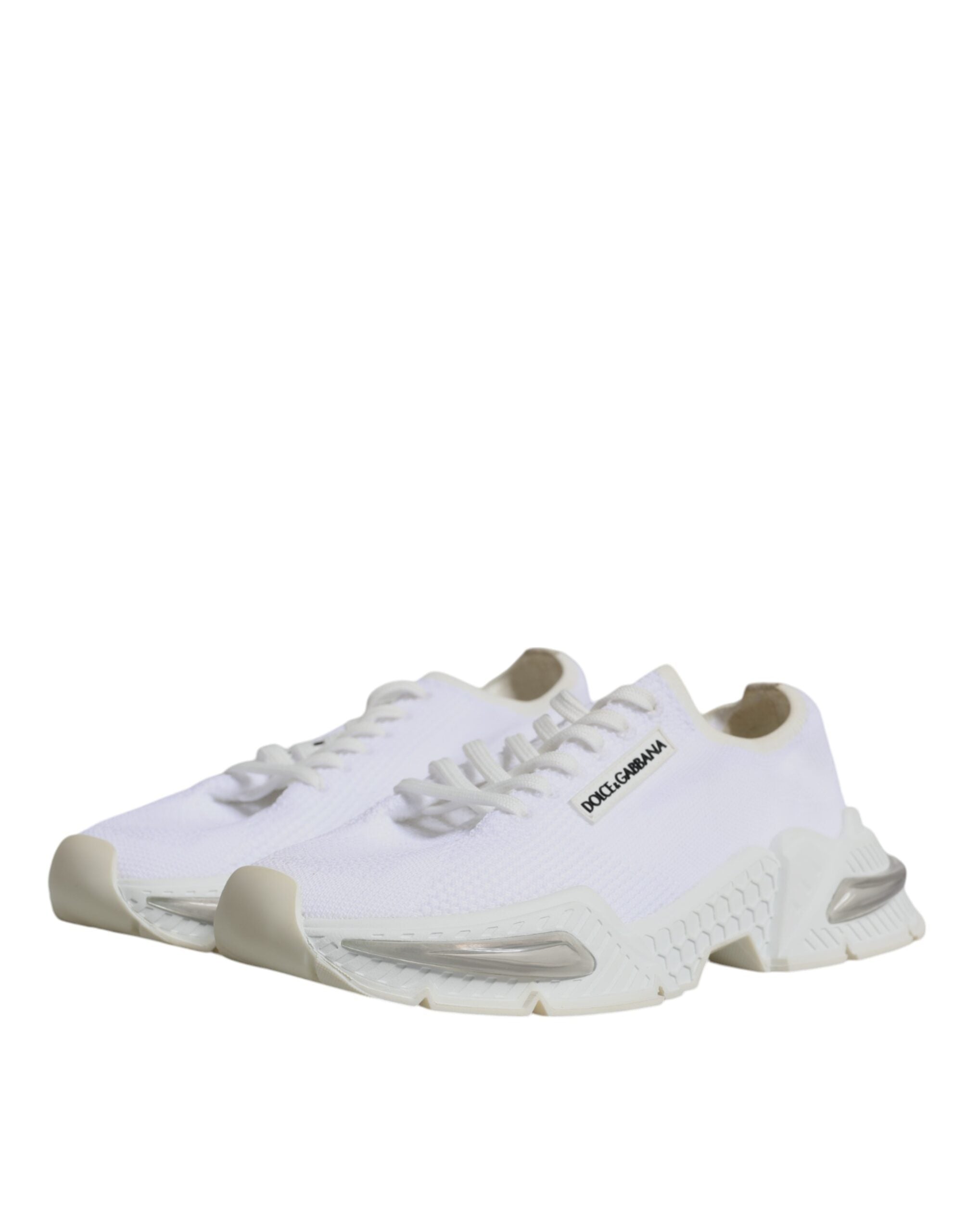 Dolce & Gabbana White Airmaster Low Top Men Sneakers Men's Shoes (Pre-Owned)