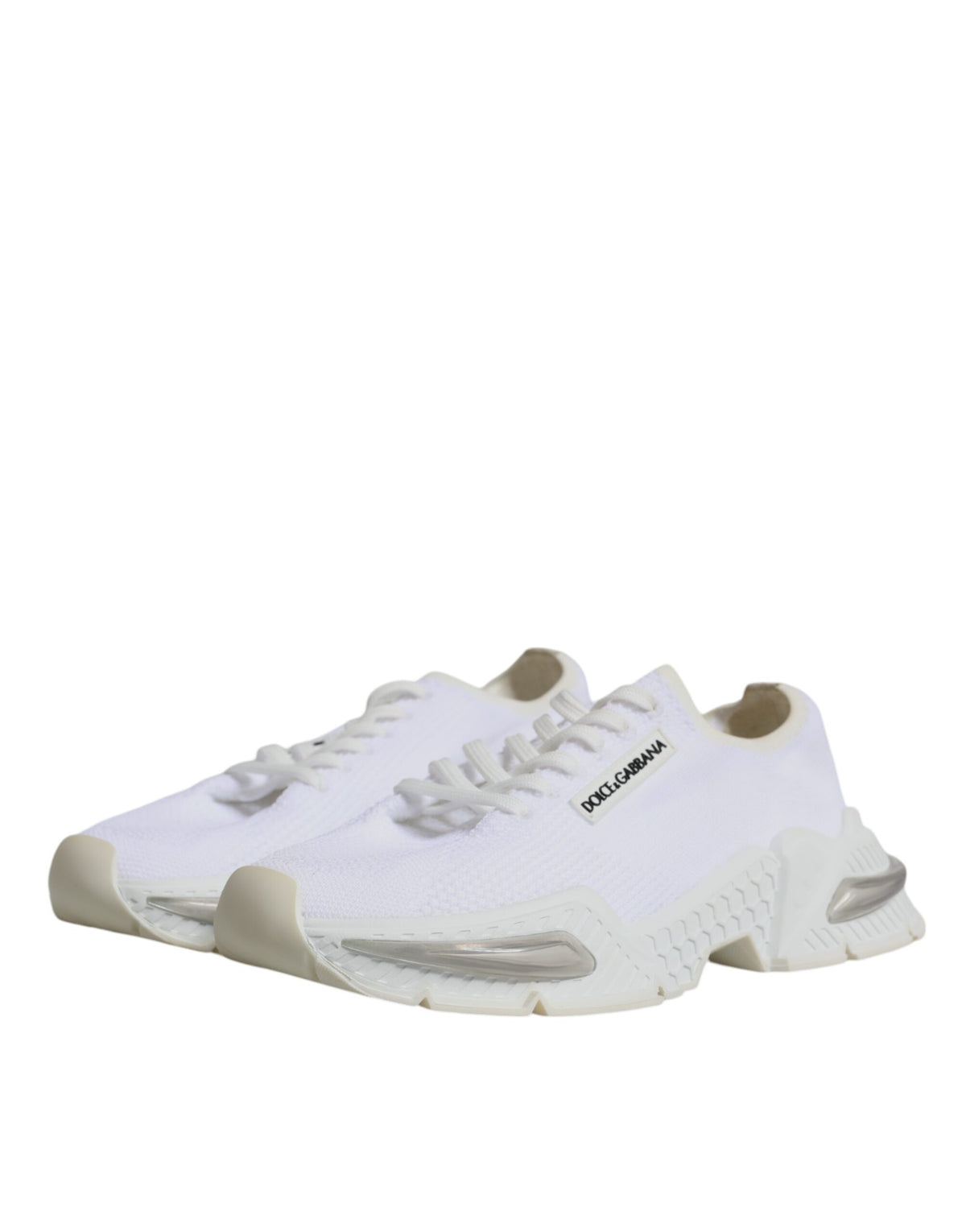 Dolce & Gabbana White Airmaster Low Top Men Sneakers Men's Shoes (Pre-Owned)