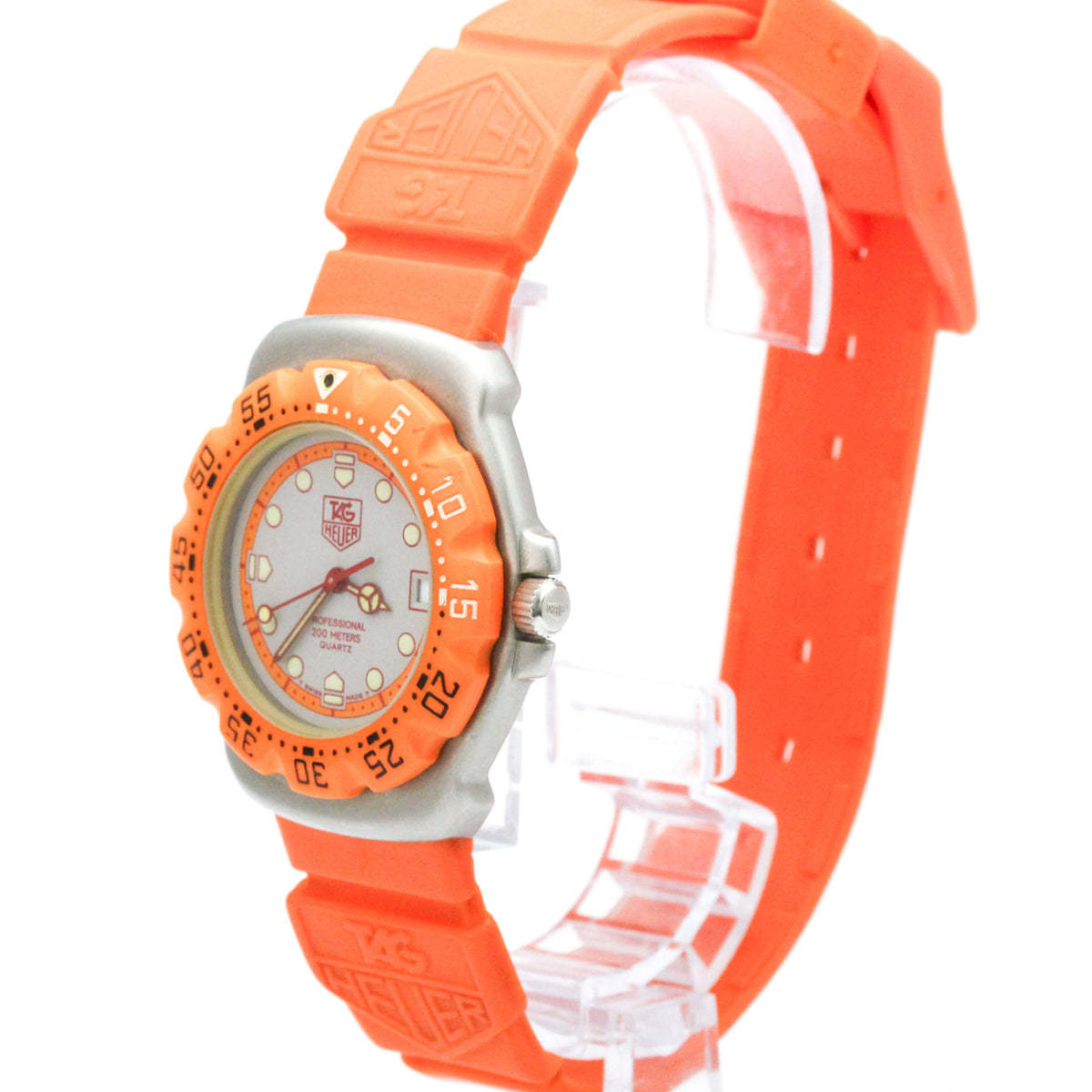 Tag Heuer Formula 1 Lady Stainless Steel And Rubber Watch (Pre-Owned)
