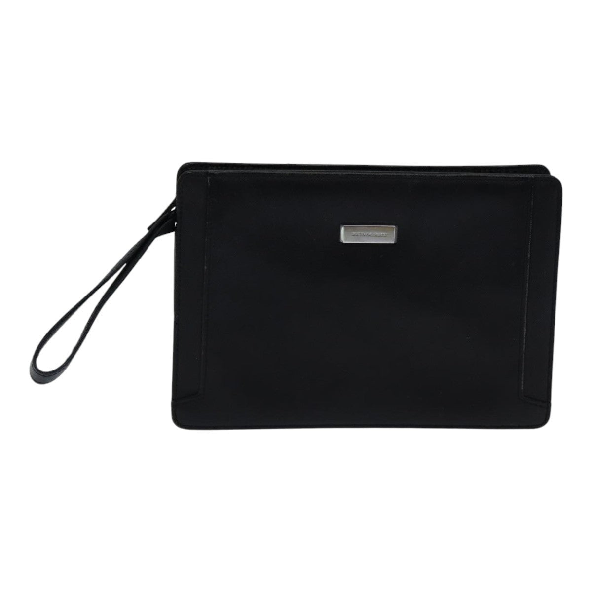 Burberry Vintage Leather Black Leather Clutche & Pouche Bag (Pre-Owned)