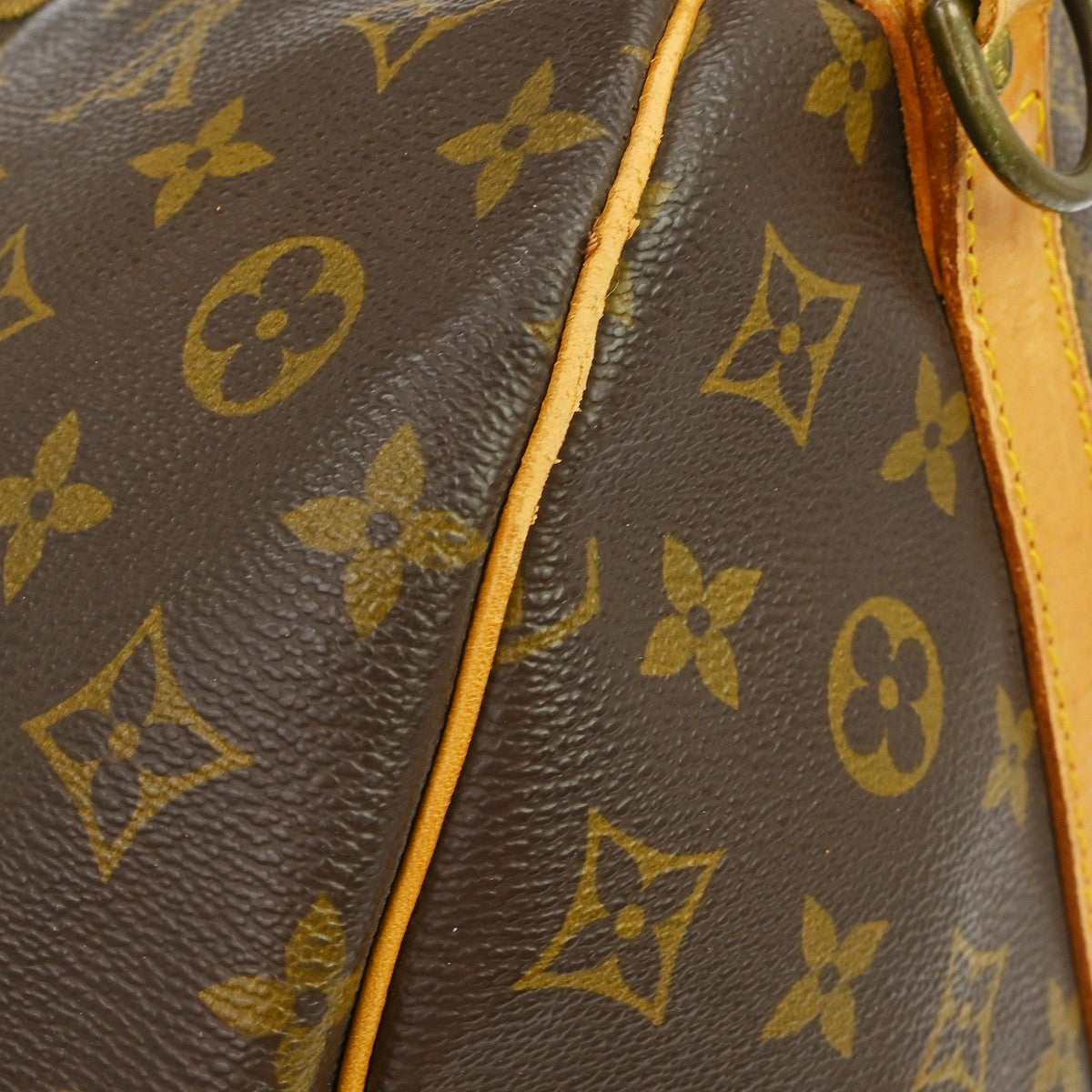 Louis Vuitton Keepall Bandouliere Monogram Canvas Brown Canvas Travel Bag Bag (Pre-Owned)