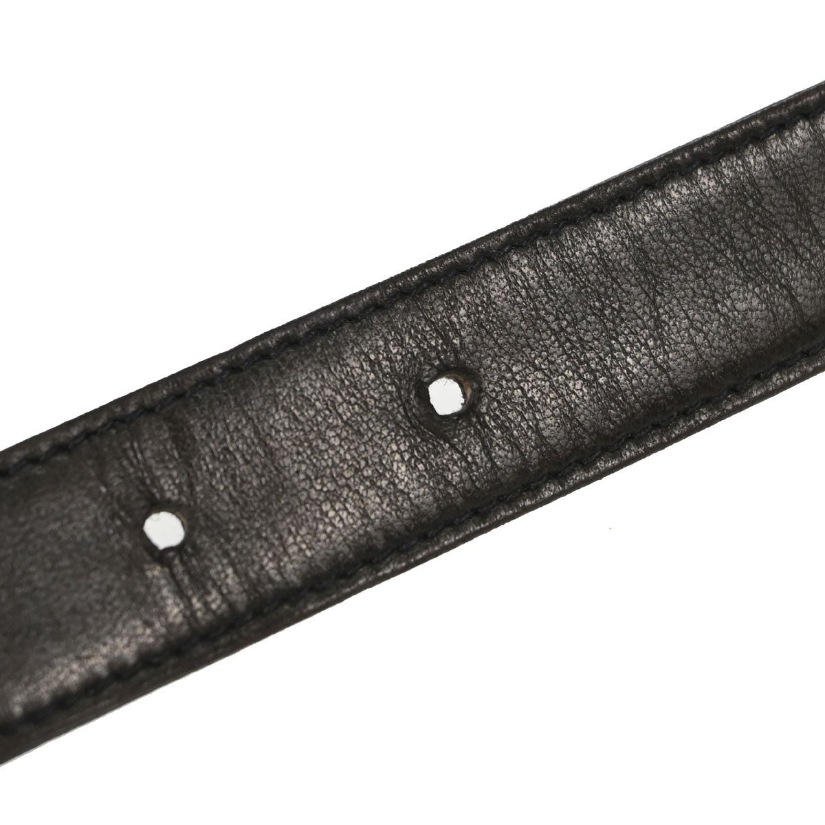 Chanel Cc Turnlock Belt Leather Black Leather Belts Accessory (Pre-Owned)