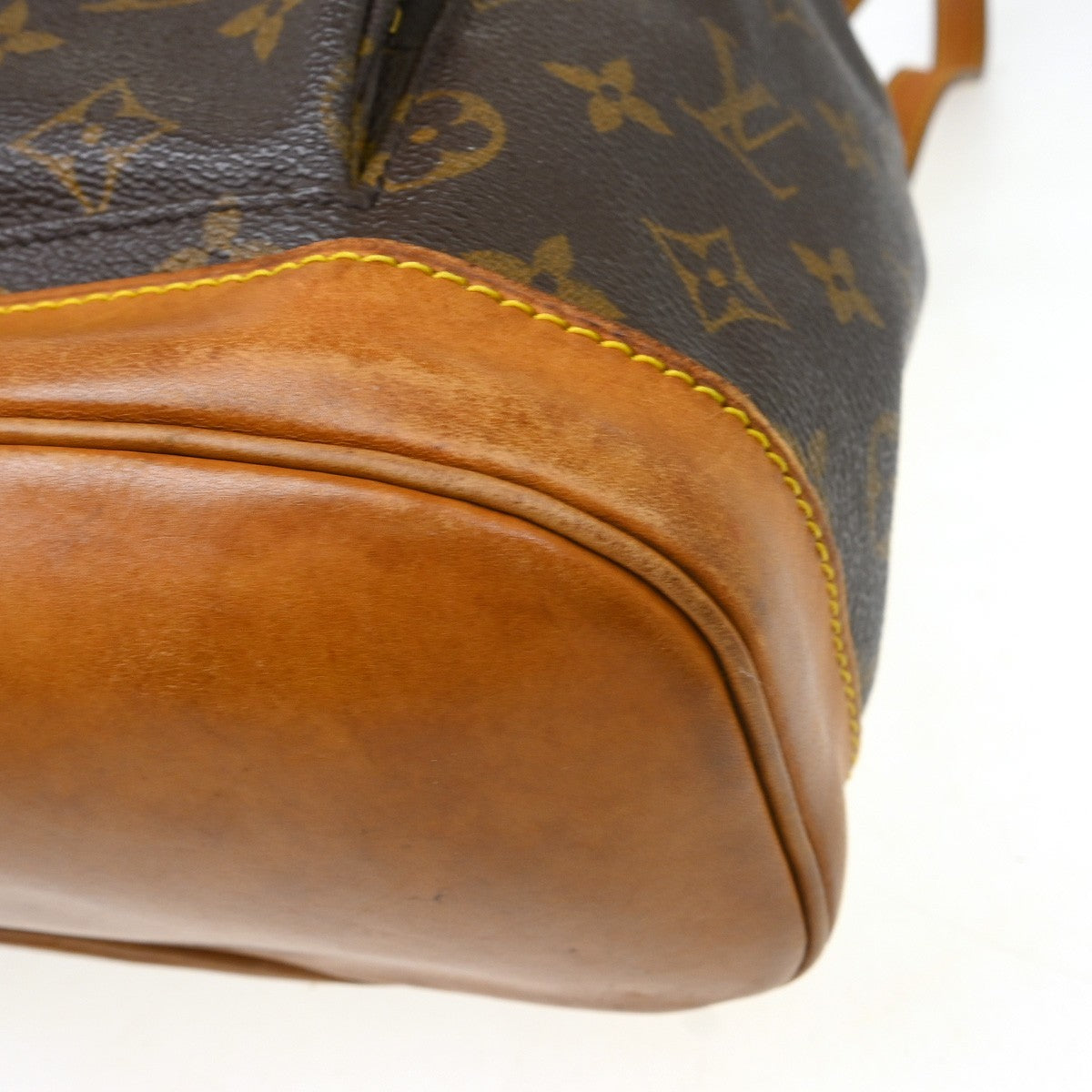 Louis Vuitton Vintage Montsouris Monogram Canvas Brown Canvas Backpack Bag (Pre-Owned)