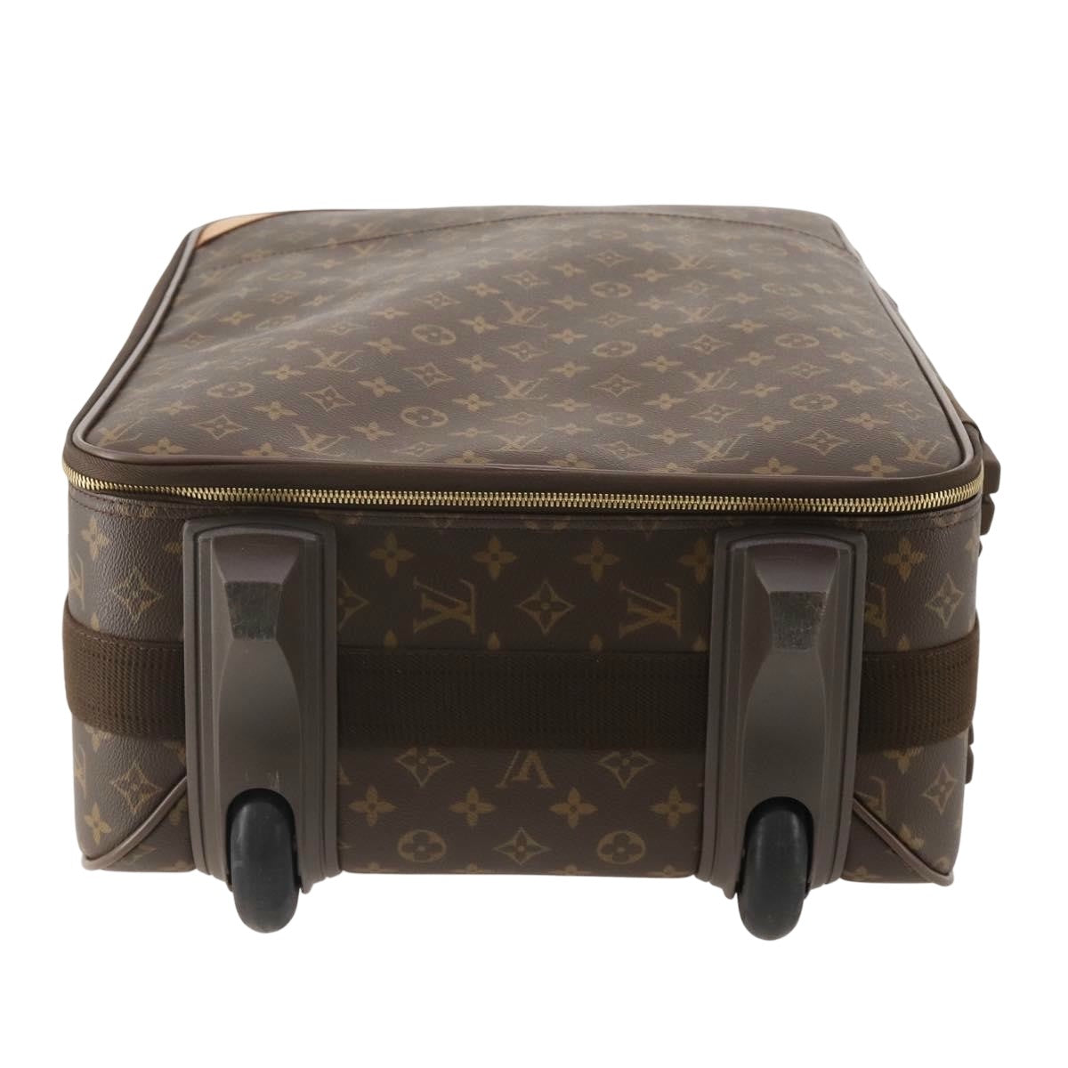 Louis Vuitton Pegase Luggage Monogram Canvas Brown Canvas Travel Bag Bag (Pre-Owned)