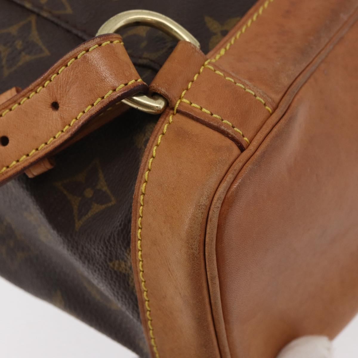Louis Vuitton Vintage Montsouris Monogram Canvas Brown Canvas Backpack Bag (Pre-Owned)