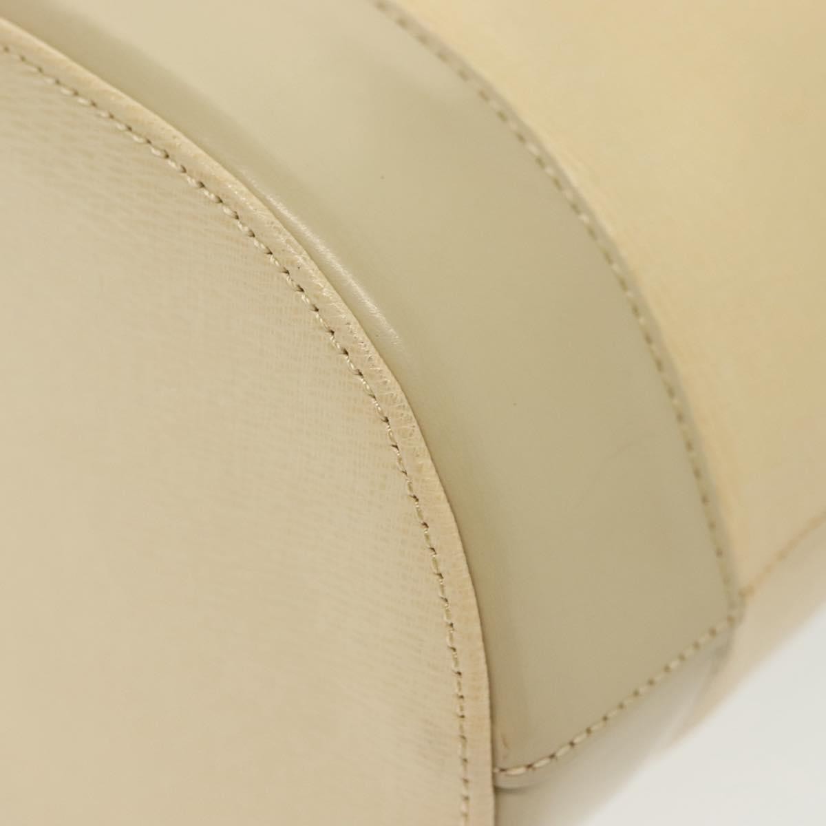 Burberry Shoulder Leather Beige Leather Shoulder Bag Bag (Pre-Owned)