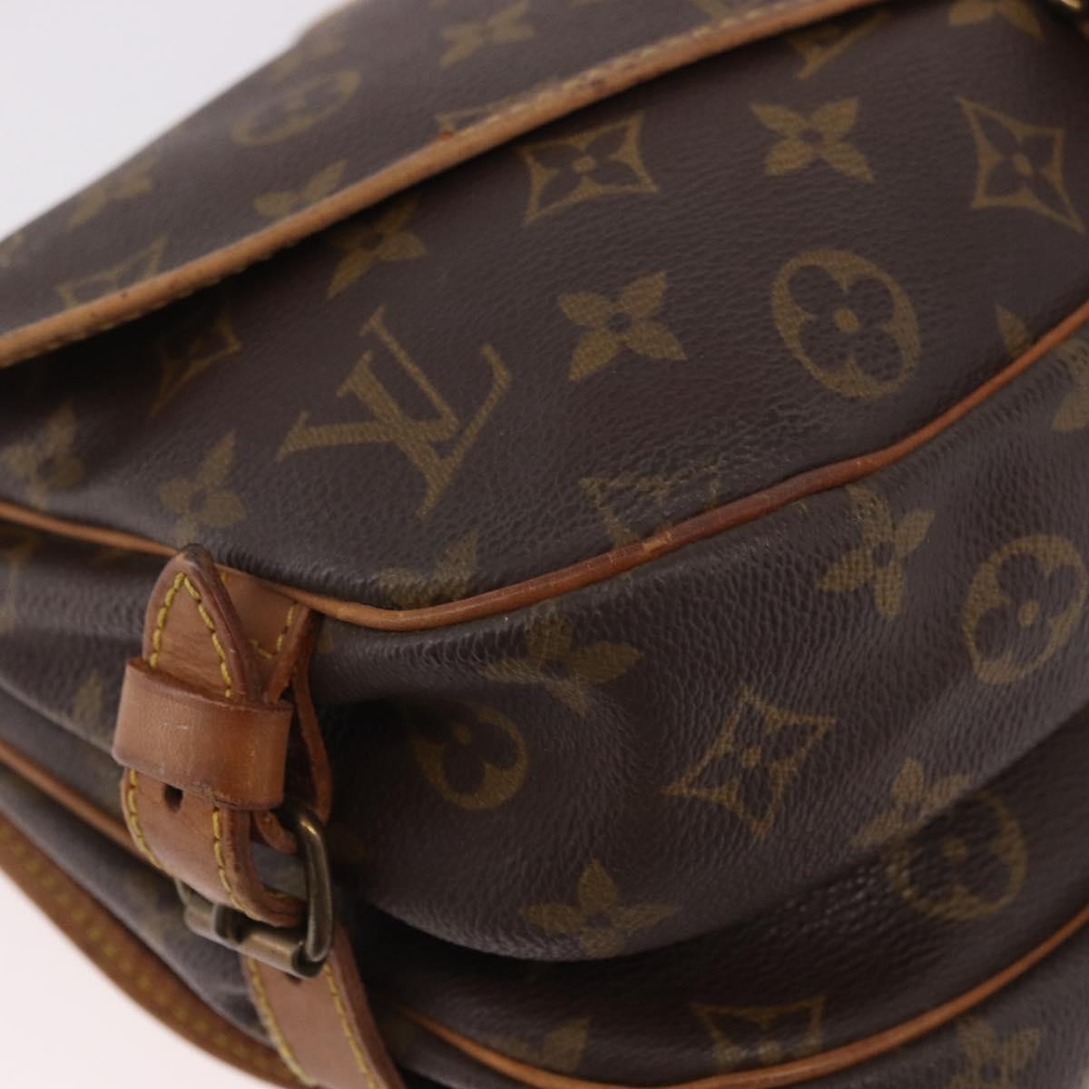 Louis Vuitton Saumur Monogram Canvas Brown Canvas Shoulder Bag Bag (Pre-Owned)