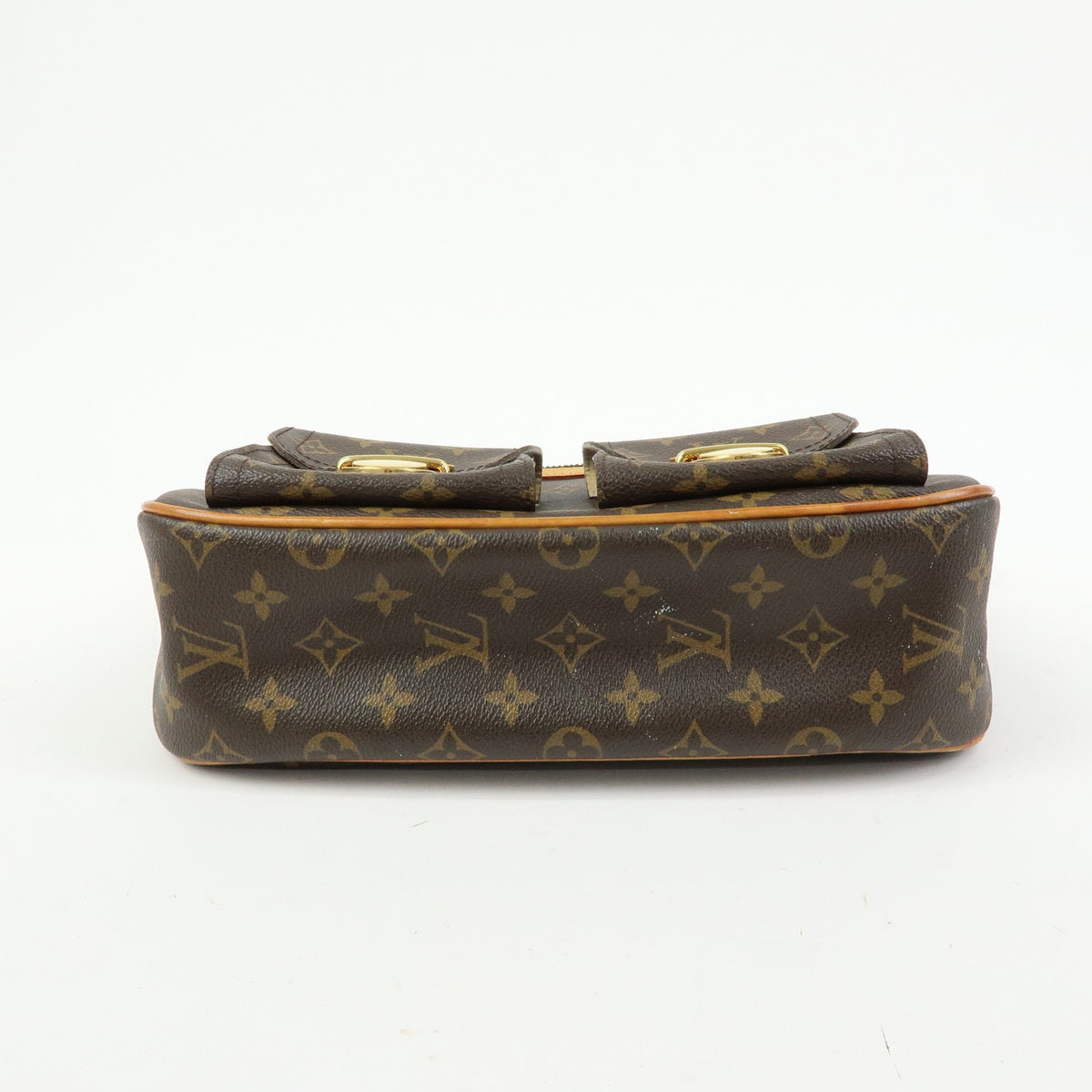 Louis Vuitton Hudson Monogram Canvas Brown Canvas Handbag (Pre-Owned)