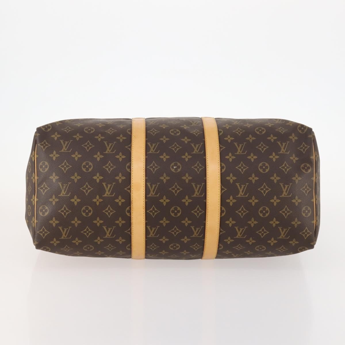 Louis Vuitton Keepall Monogram Canvas Brown Canvas Travel Bag Bag (Pre-Owned)