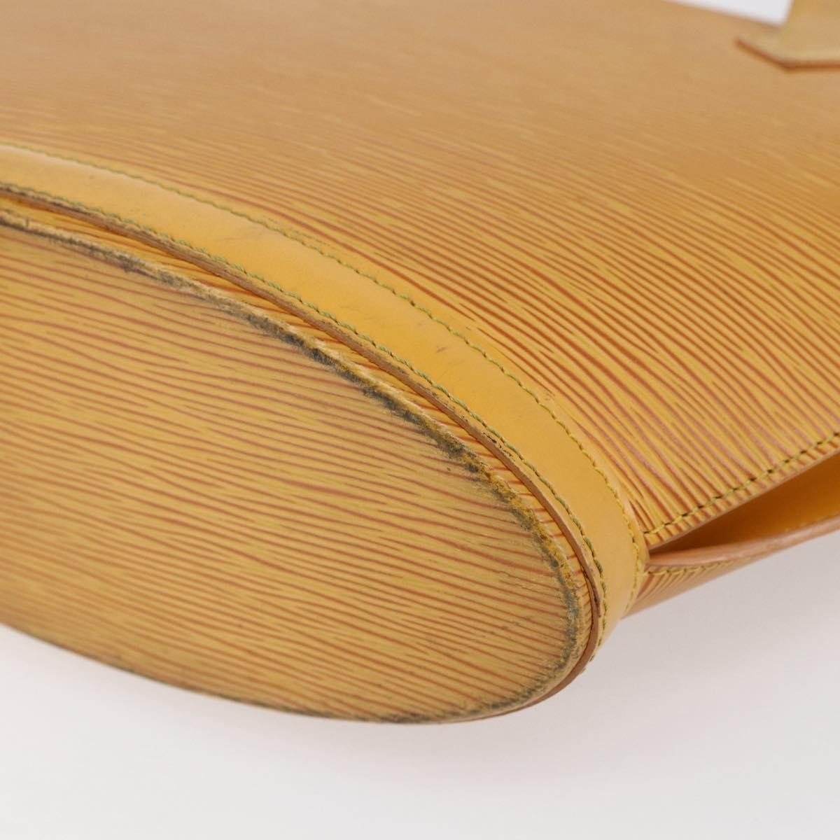 Louis Vuitton Saint Jacques Epi Leather Yellow Leather Handbag (Pre-Owned)