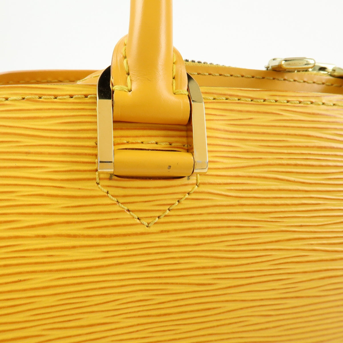 Louis Vuitton Pont Neuf Epi Leather Yellow Leather Handbag (Pre-Owned)