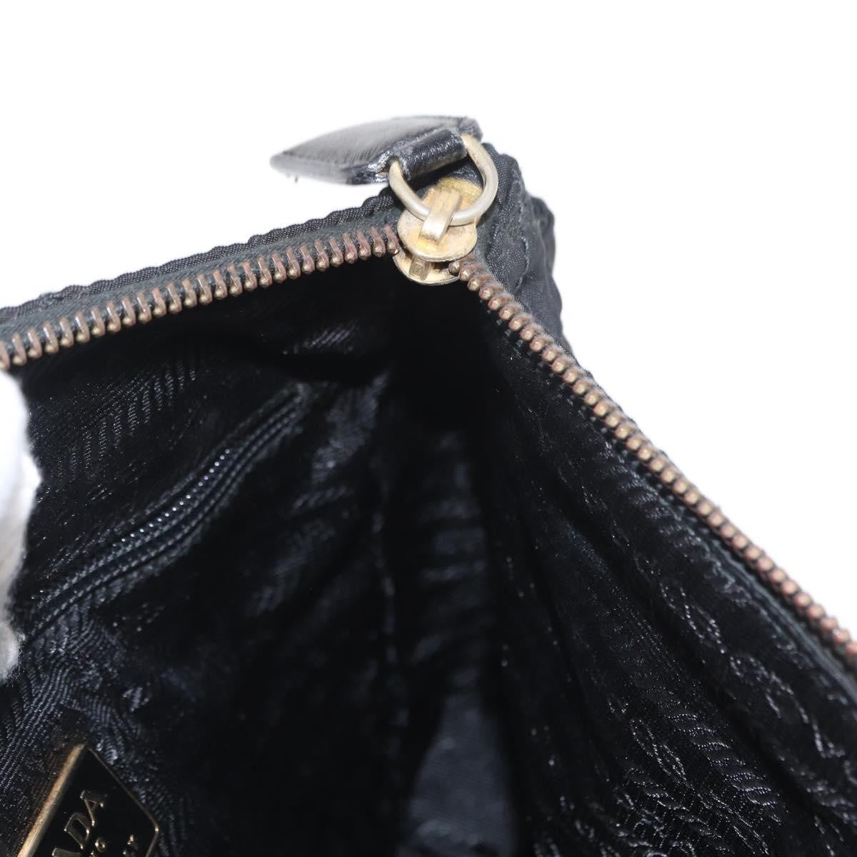 Prada Re-Edition 1995 Chain Tote Quilted Re-Nylon Black Nylon Shoulder Bag Bag (Pre-Owned)