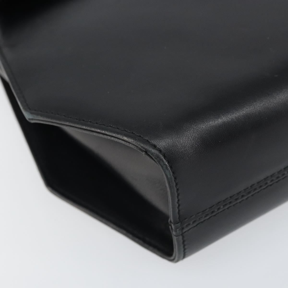 Salvatore Ferragamo Vintage Leather Black Leather Shoulder Bag Bag (Pre-Owned)