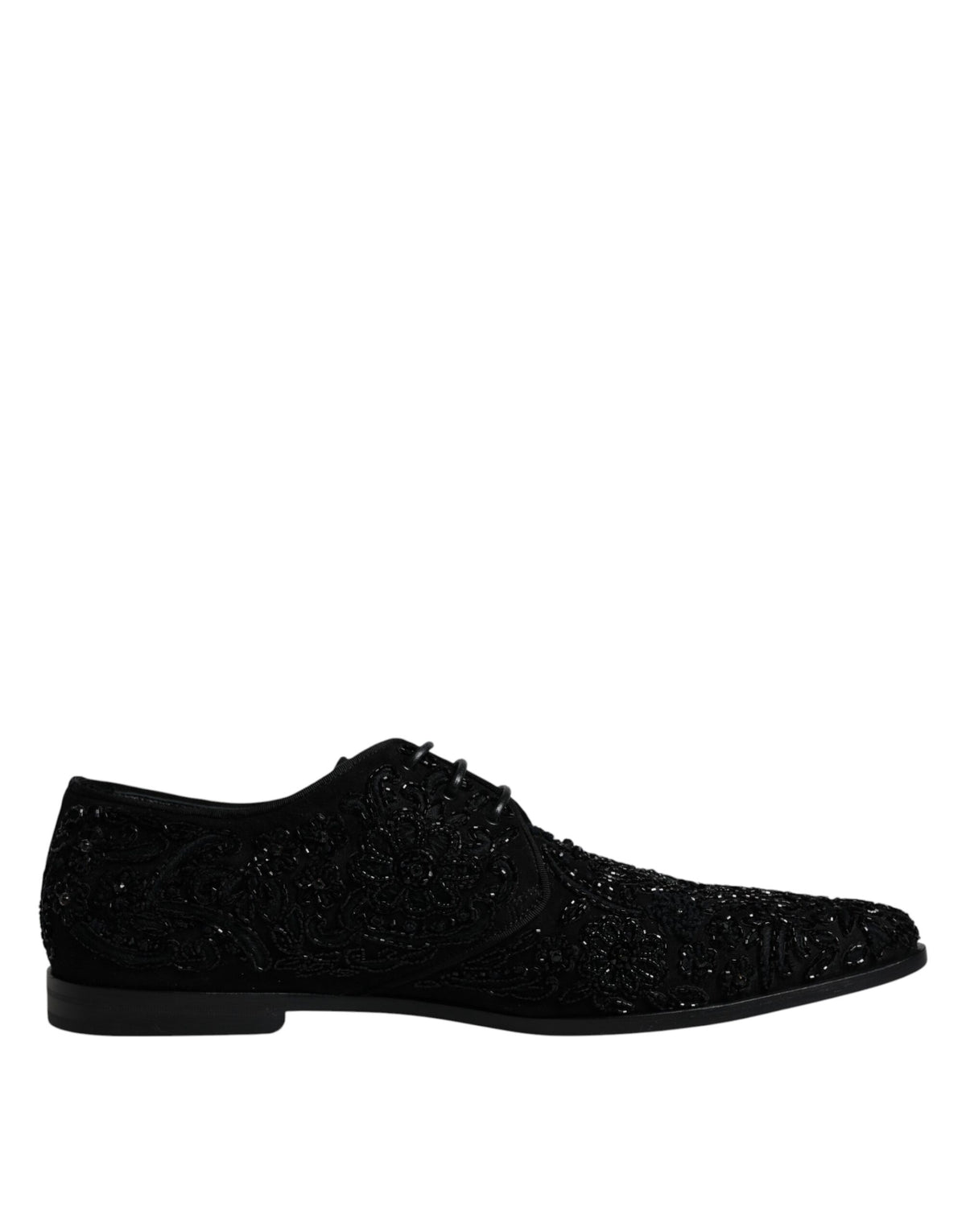 Dolce & Gabbana Men\'s Black Suede Dress Shoes DOLCE&GABBANA black suede shoes – Loop Generation main image 2