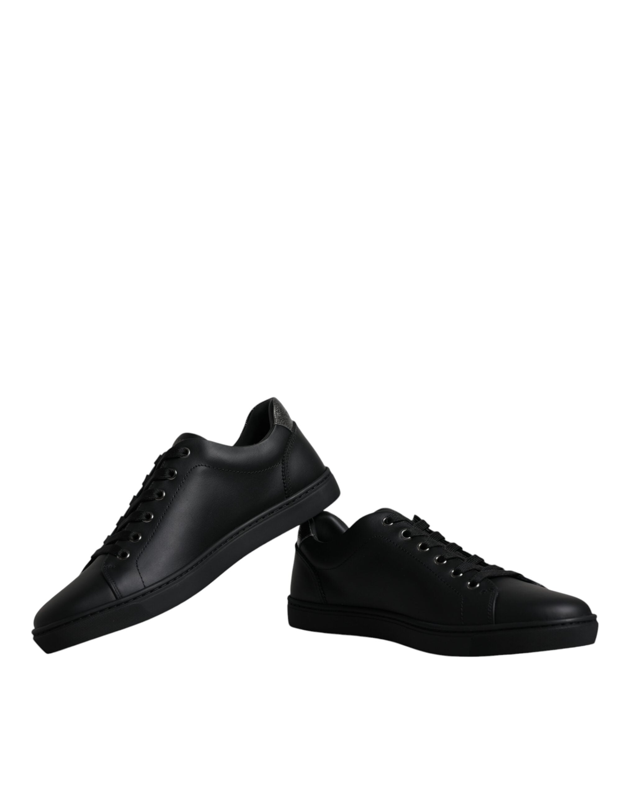 Dolce & Gabbana Black London Sacred Heart Men Sneakers Men's Shoes