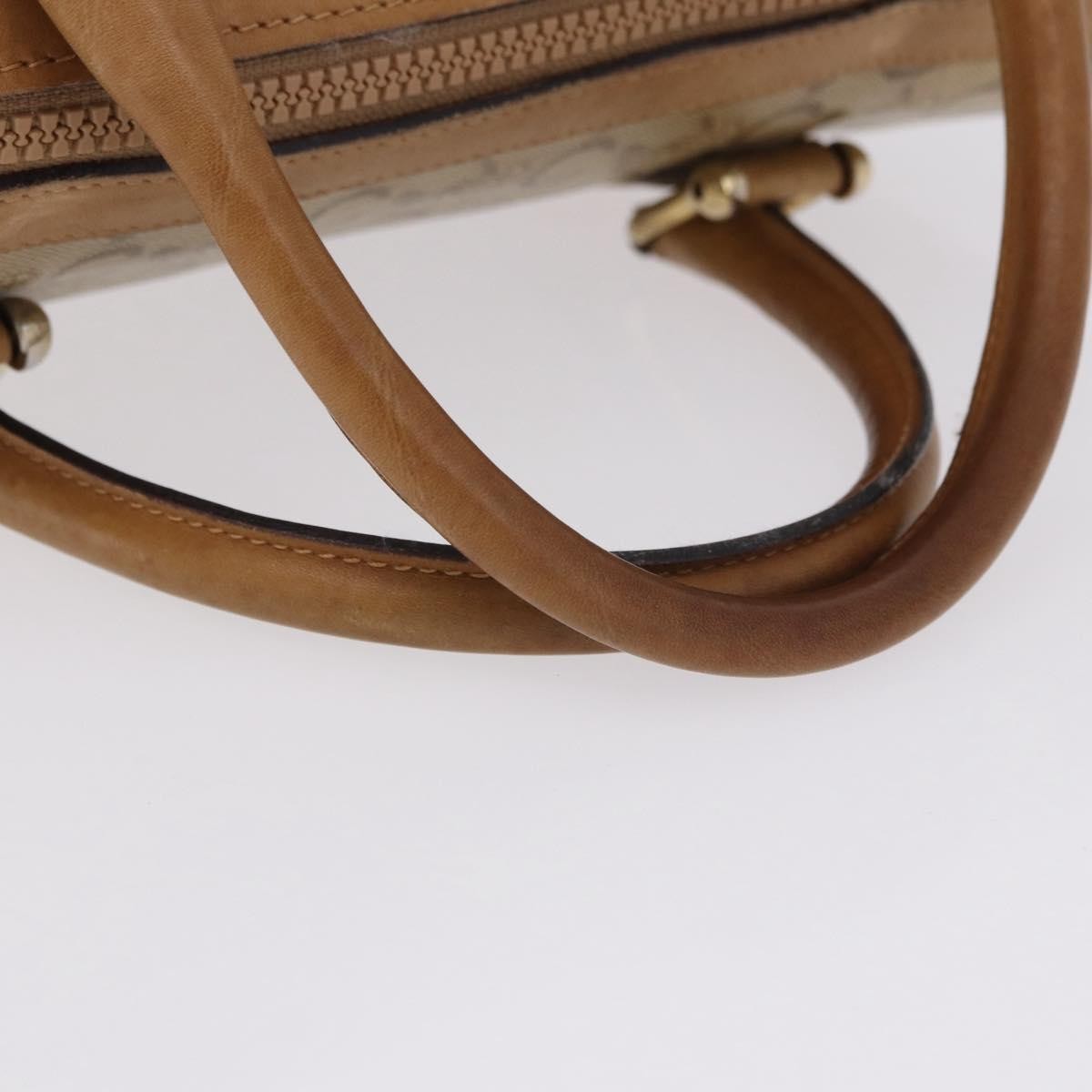Celine C Macadam Canvas Beige Canvas Handbag (Pre-Owned)