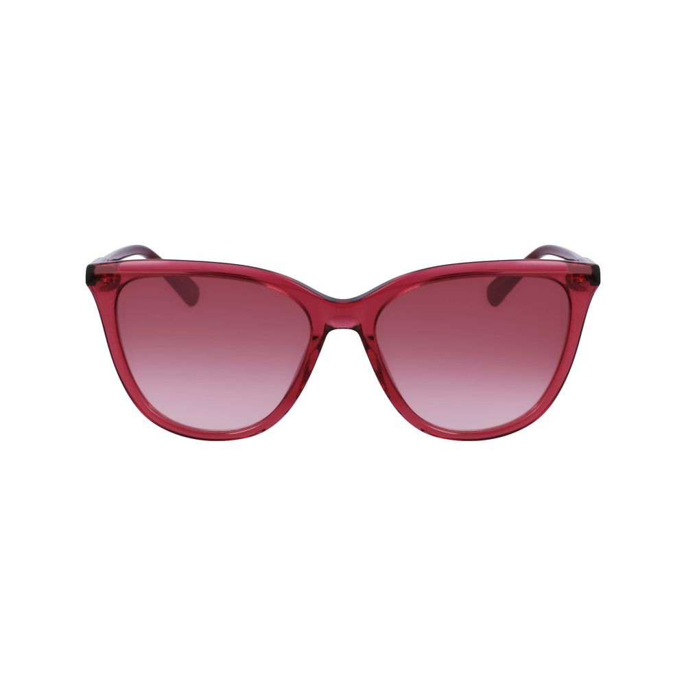 Longchamp Red Haircalf Women's Sunglasses