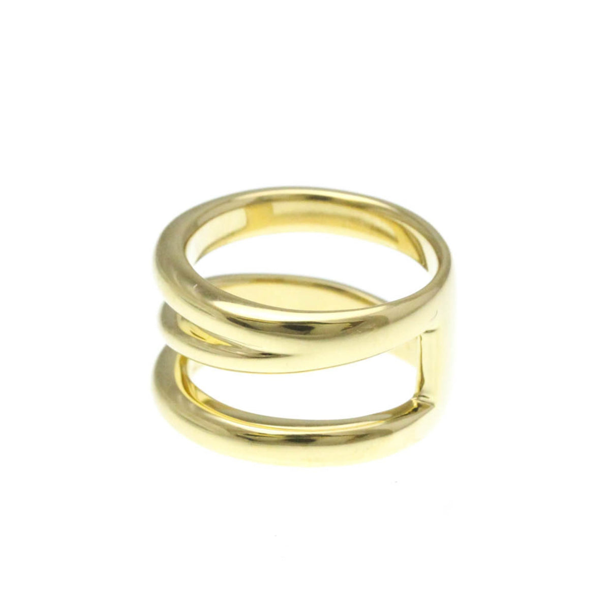 Tiffany & Co. Zig Zag Band 18K Yellow Gold Gold Yellow_Gold Ring Jewelry (Pre-Owned)
