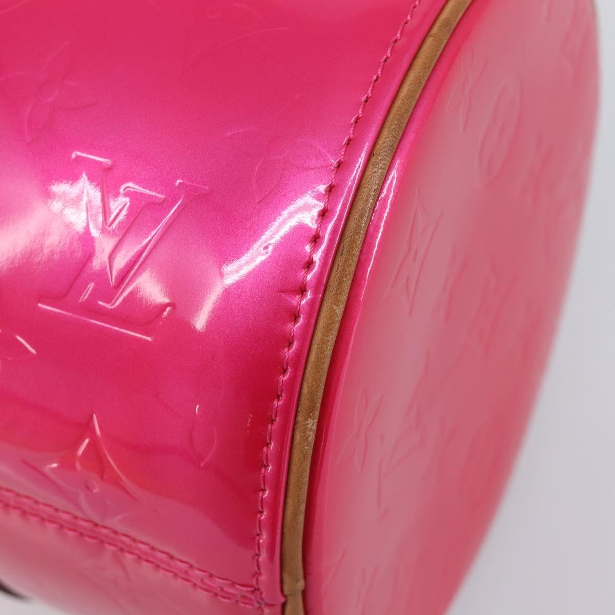 Louis Vuitton Bedford Monogram Vernis Pink Patent_Leather Handbag (Pre-Owned)