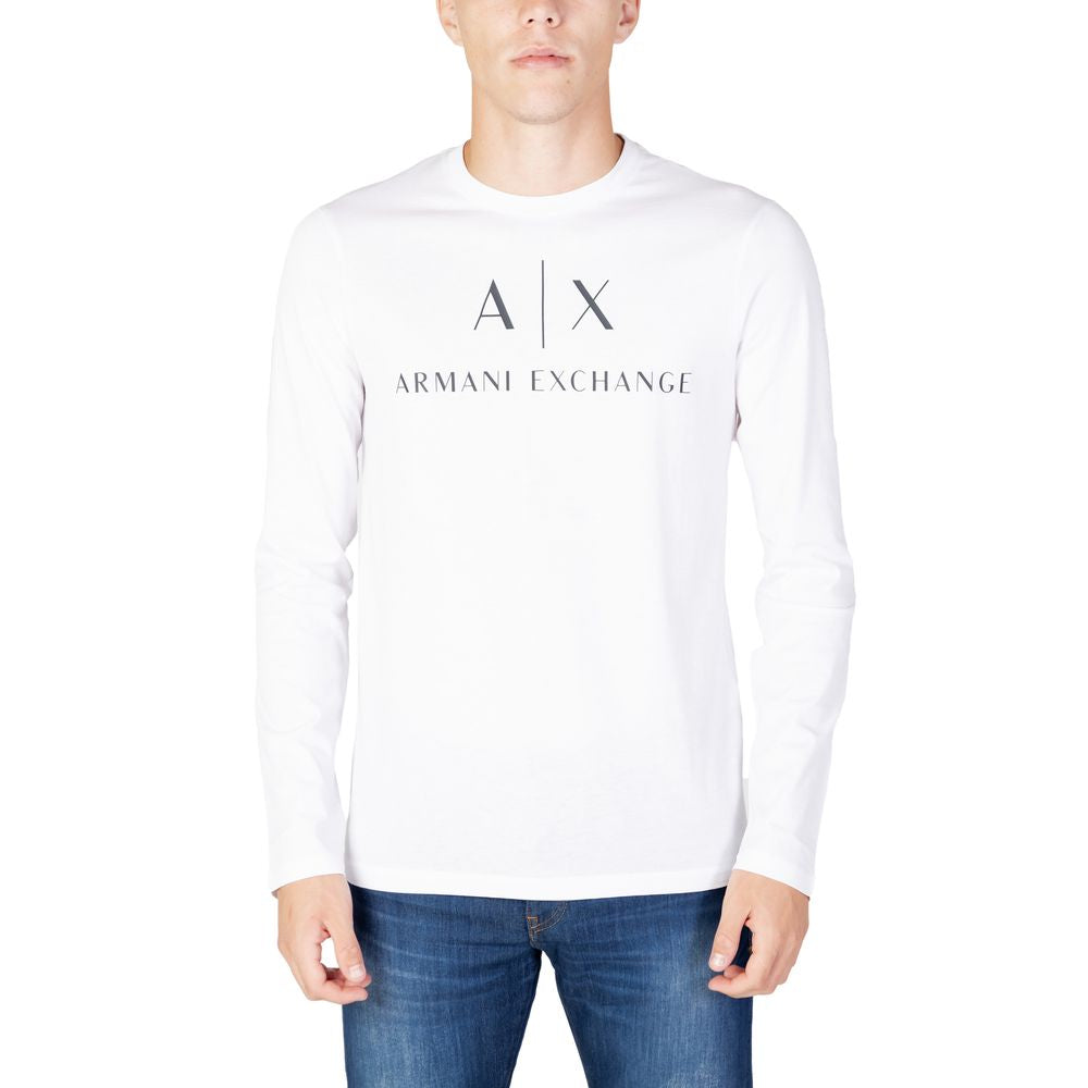 Armani Exchange White Cotton Men's Shirt