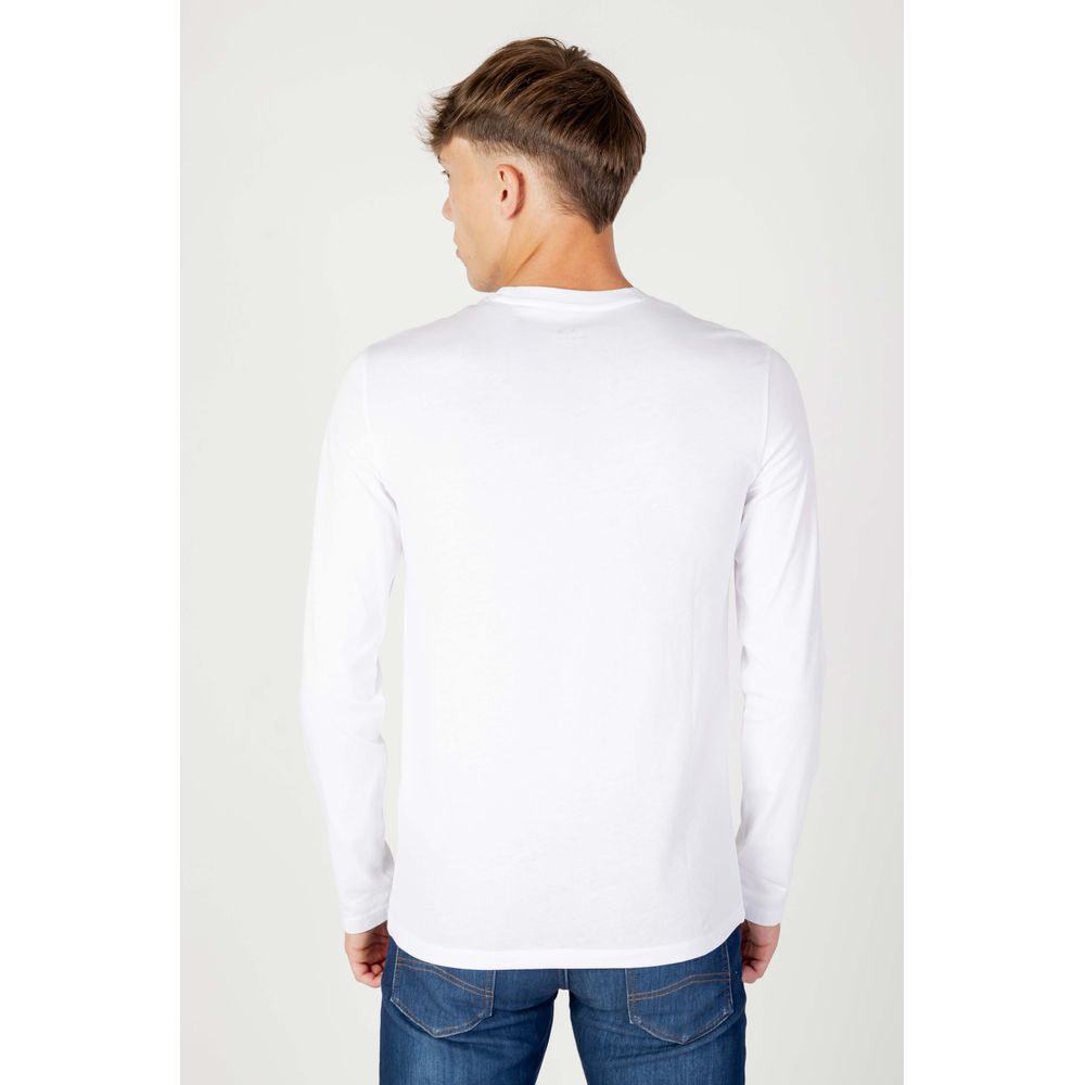 Armani Exchange White Cotton Men's Shirt