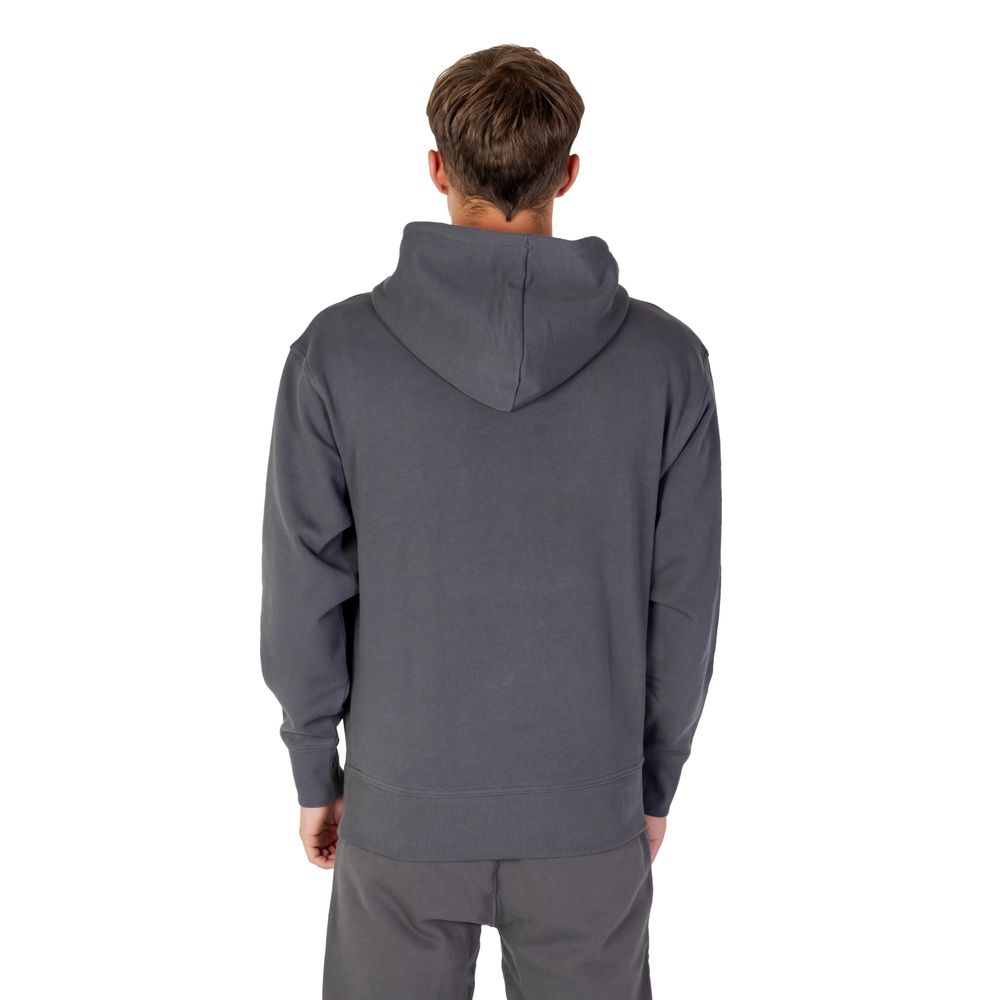 Hugo Boss Gray Cotton Men's Sweater