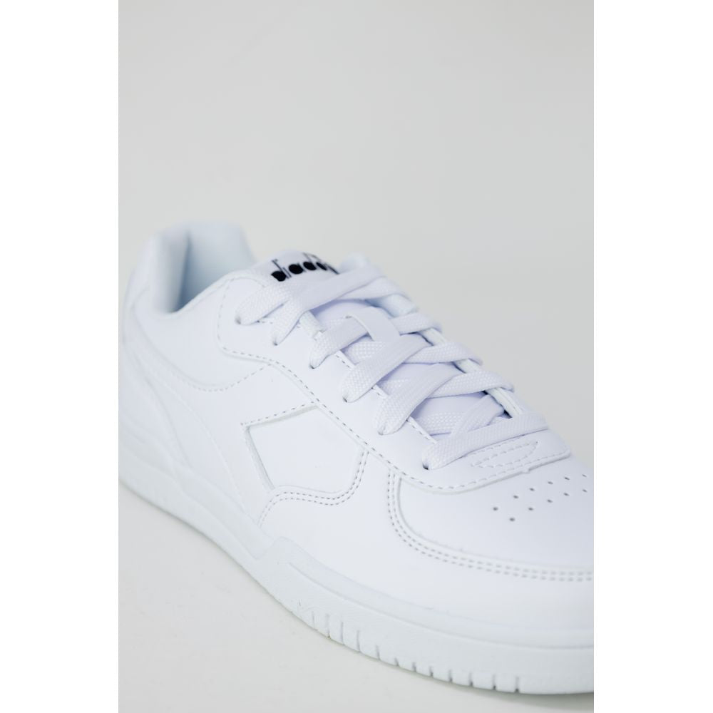 Diadora White Artificial Leather Women's Sneaker