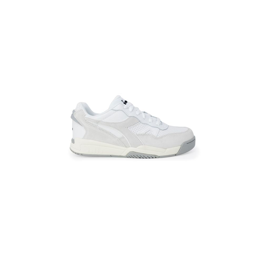Diadora White Artificial Leather Men's Sneaker