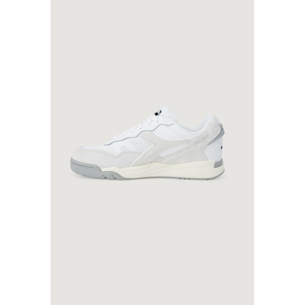 Diadora White Artificial Leather Men's Sneaker