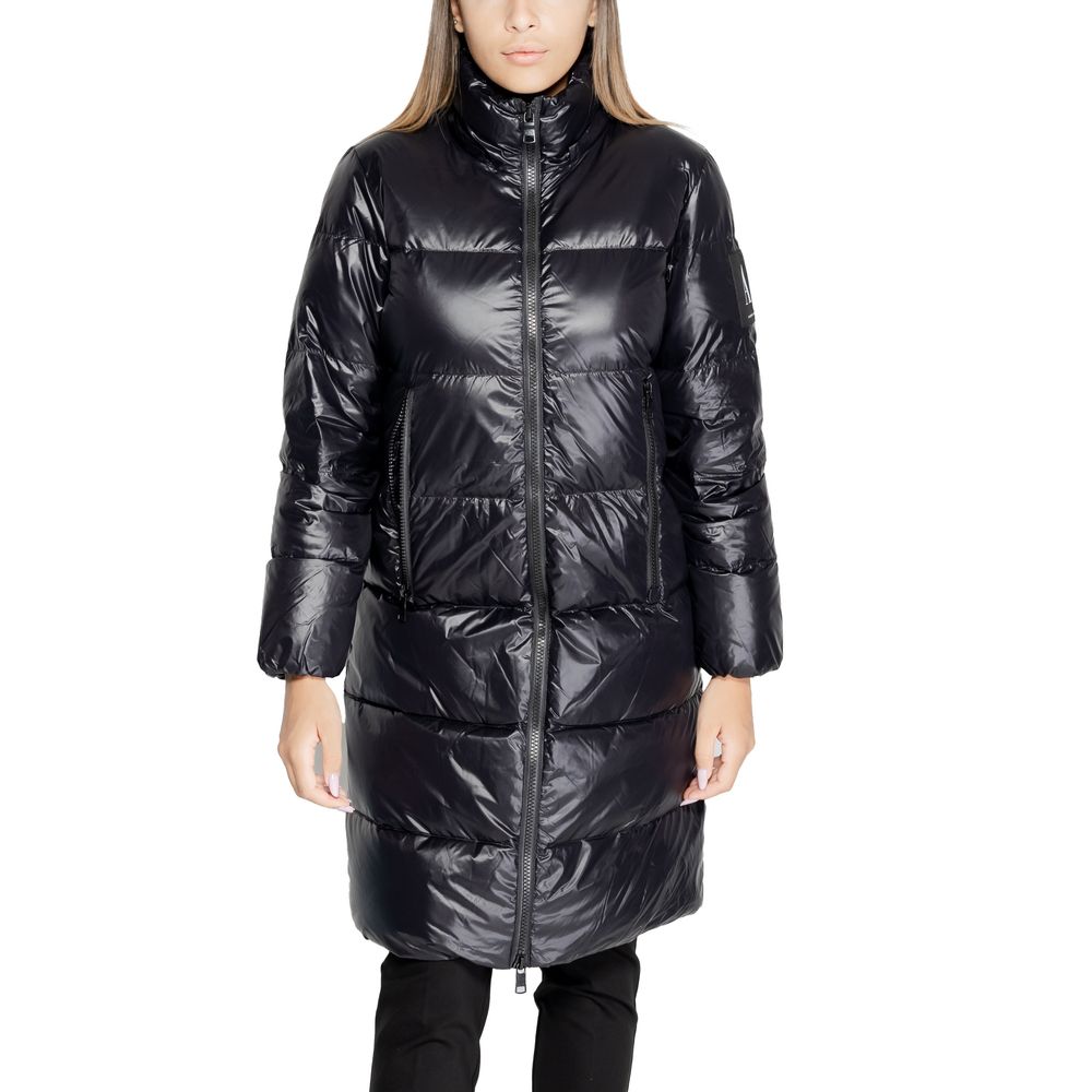 Armani Exchange Black Polyamide Jackets & Women's Coat