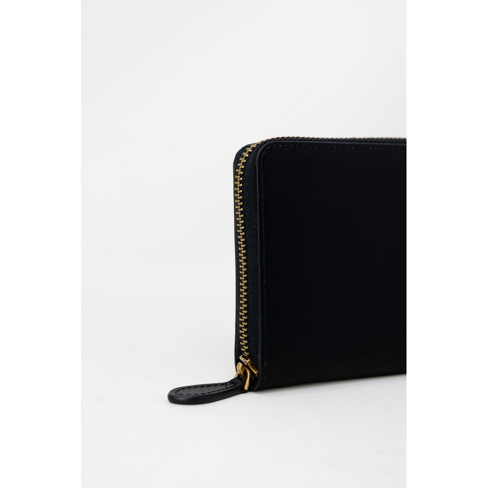 PINKO Black Leather Men's Wallet
